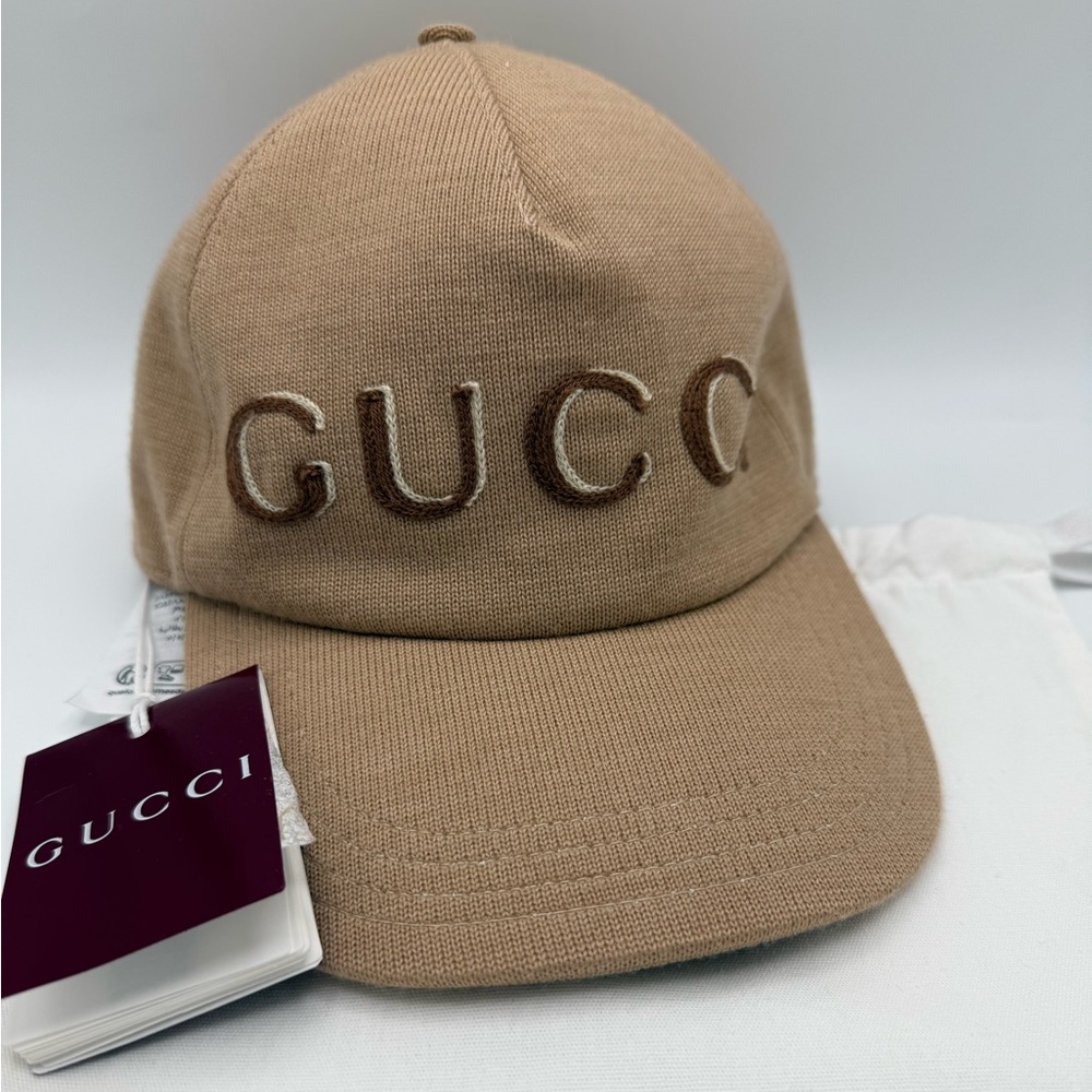GUCCI Embroidered Wool Baseball Hat